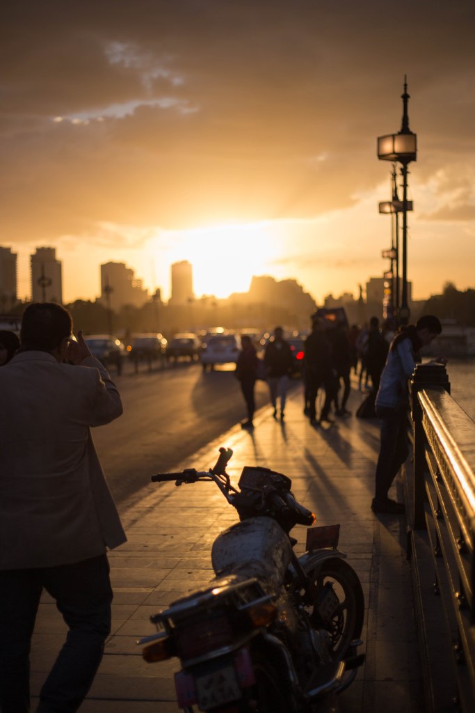 Egypte, Le Caire, Pont de Kasr el-Nil